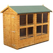 Power 8x4 Apex Potting Shed - Single Door